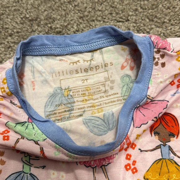 Little Sleepies Ballerina Pajamas - Picture 3 of 10